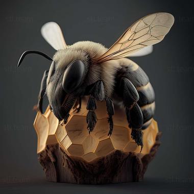 3D model Osmia nearctica (STL)